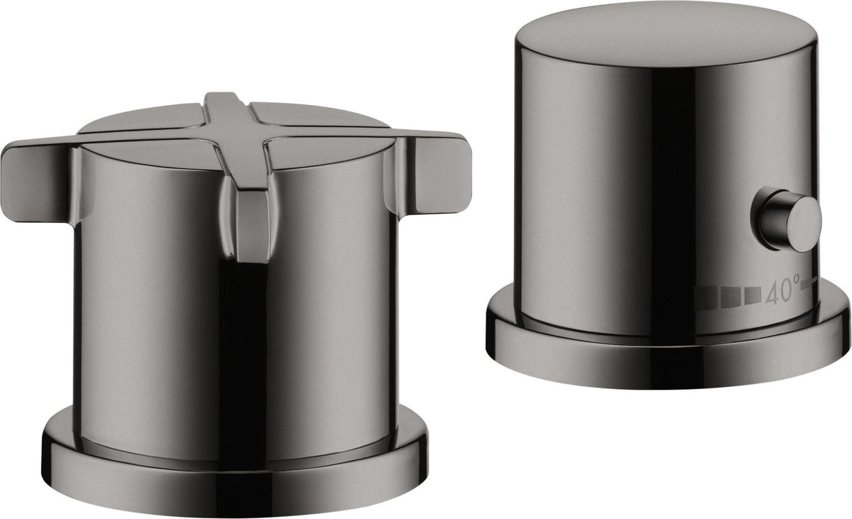 AXOR CITTERIO E 2-Loch-Wannenrandarmatur DN 15 mit Thermostat, Chrom – Hansgrohe