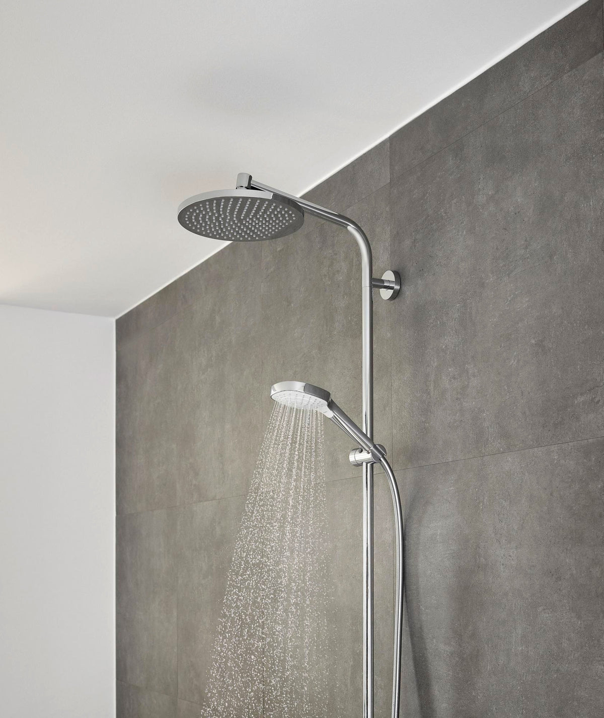 HANSGROHE Handbrause Croma Select E Vario 110 mm weiß/chrom – 3 Strahlarten mit Select-Taste