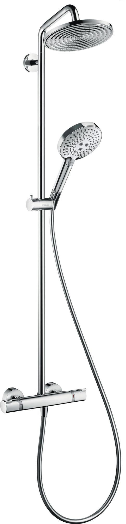 HANSGROHE Showerpipe Raindance Select S 240 mit Wannenthermostat Ecostat Comfort, Chrom
