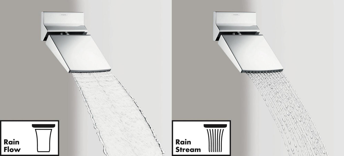 HANSGROHE Raindance Rainfall 150 Kopfbrause 1jet chrom – quadratisch, wandmontiert
