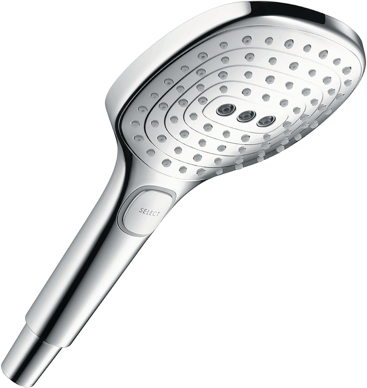 HANSGROHE Raindance Select E 120 3jet Handbrause mit Select-Taste und QuickClean in Chrom