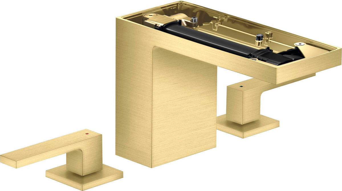 AXOR MYEDITION 110 3-Loch-Waschtischarmatur mit Push-Open Ablaufgarnitur in Chrom