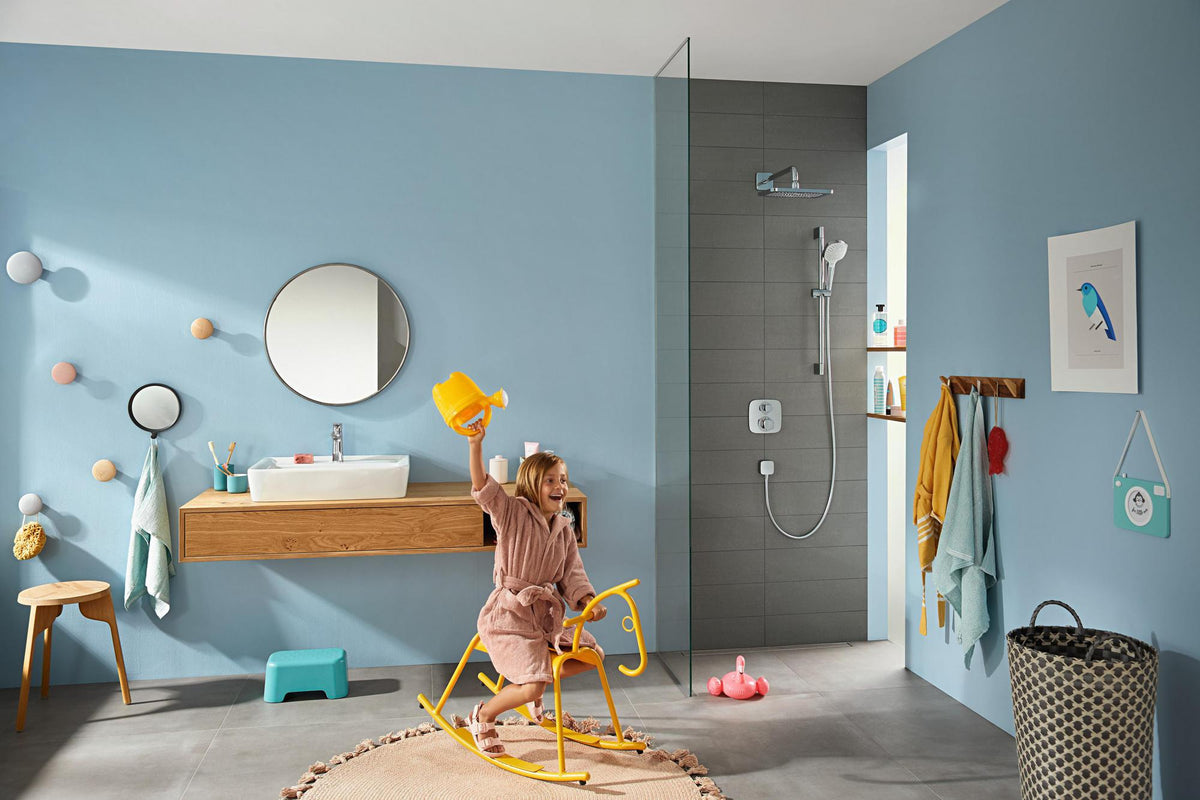 HANSGROHE Talis E Einhebel-Waschtischmischer 110 mit Ablaufgarnitur, chrom – ComfortZone, 5 l/min