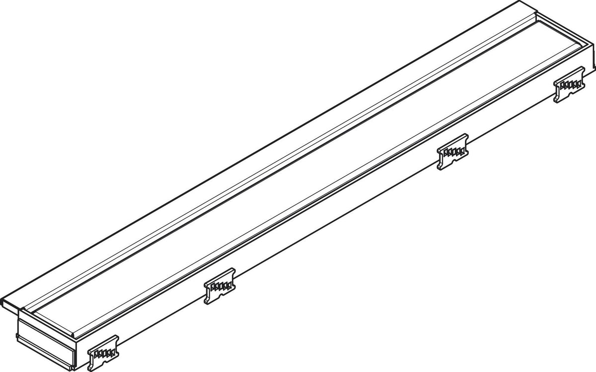 HANSGROHE RainDrain Match Duschrinne 600 mm mattschwarz höhenverstellbar