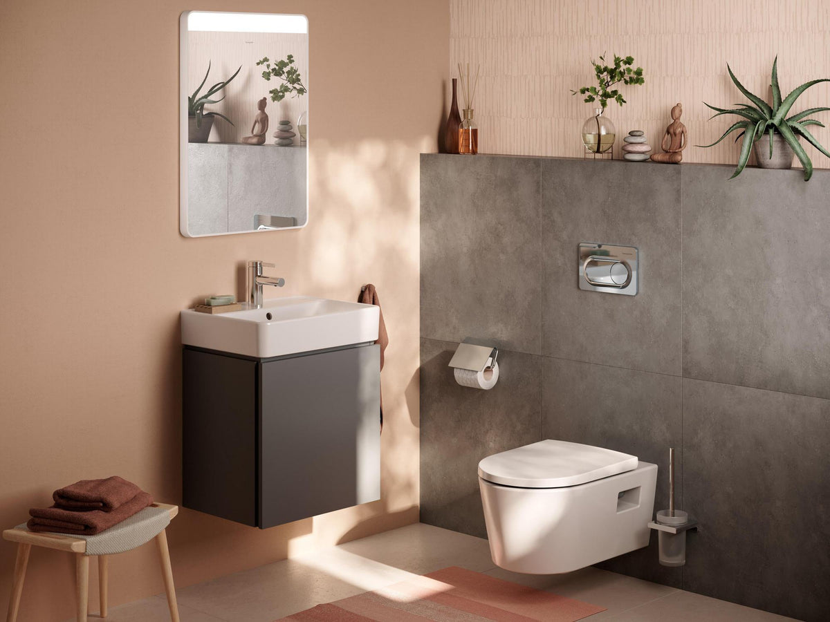 Hansgrohe Zesis S Waschtisch-Einhebelmischer 70 mm mit Metall-Zugstangen-Ablaufgarnitur verchromt