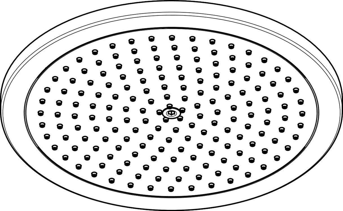 Hansgrohe HG Kopfbrause Croma 280 Air 1Jet DN15 Chrom – 280 mm, RainAir, Decken-/Wandmontage