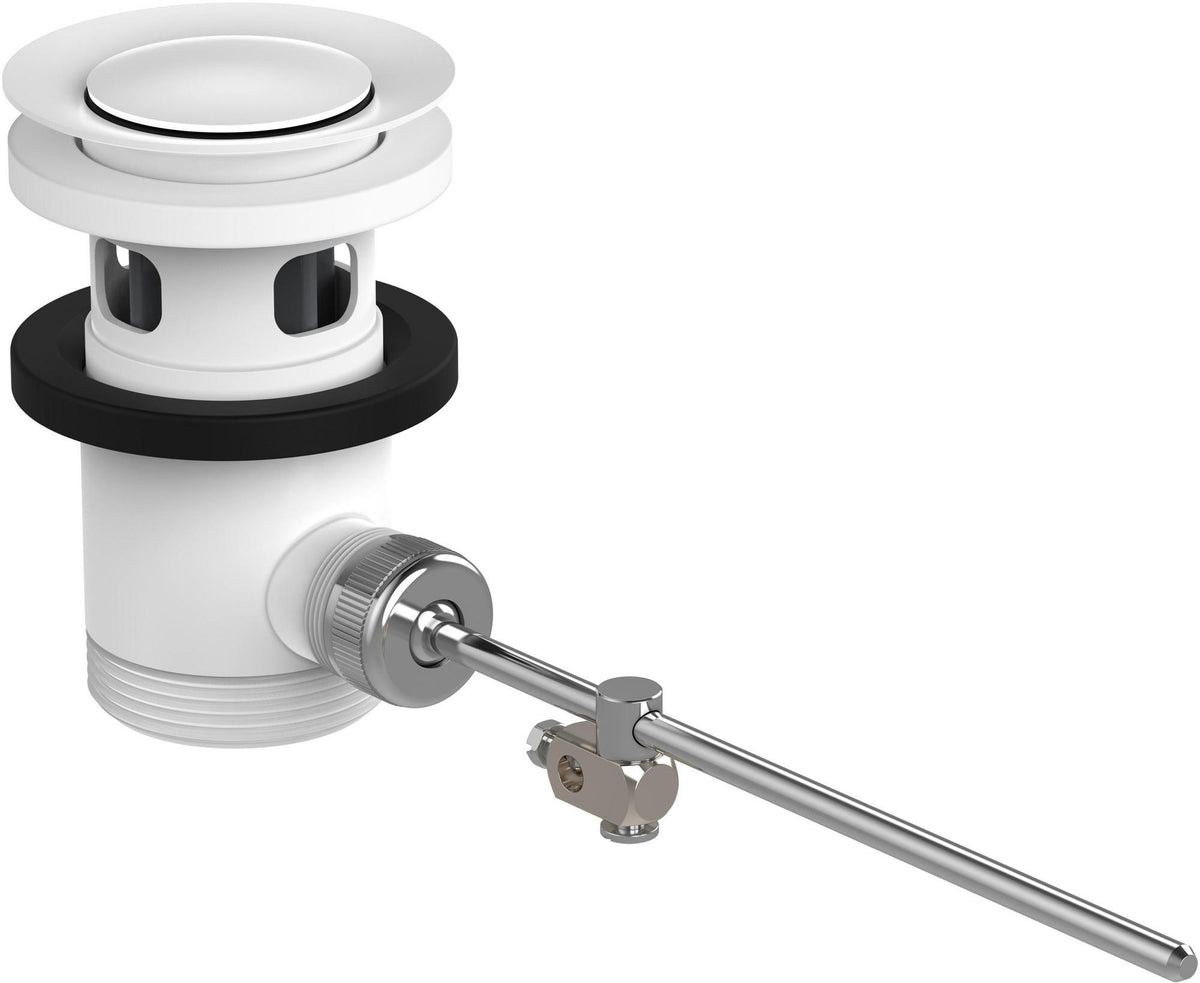 hansgrohe Zugstangen-Ablaufgarnitur für Waschtisch- und Bidetmischer, chrom, Messing, G 1 1/4