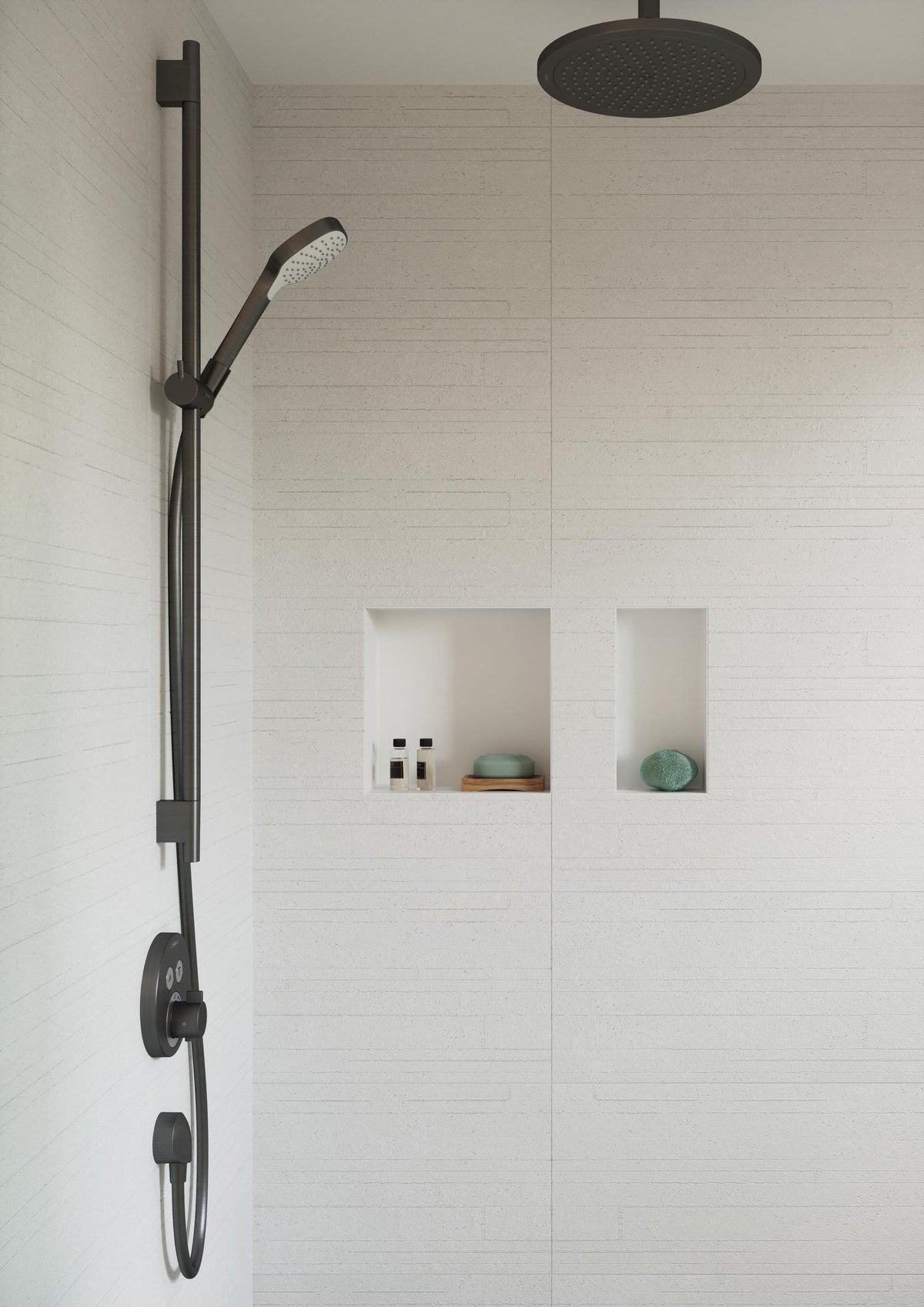 HANSGROHE XtraStoris Minimalistic Wandnische rahmenlos mattschwarz 300x150x100 mm