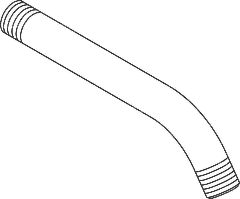 AXOR Massaud Absperrventil Chrom – Hansgrohe Ersatzteil für Brausestange 22 mm