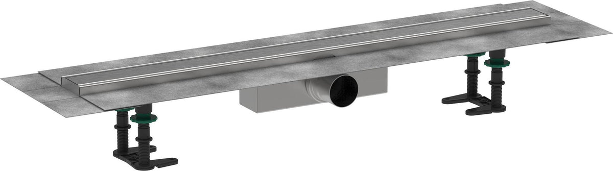 HANSGROHE RainDrain Compact Duschrinne 1200 mm Edelstahl Komplettset