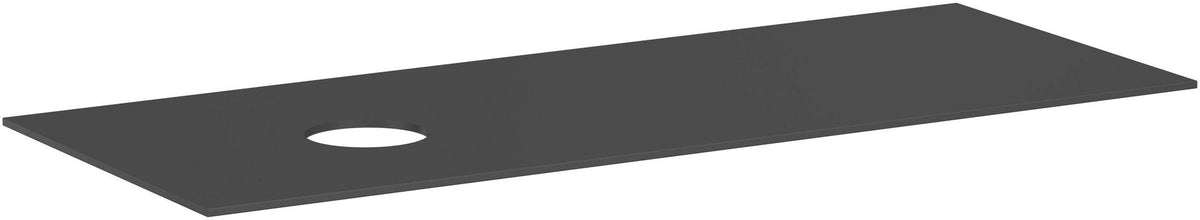 HANSGROHE Xevolos E Konsole 1370 mm mit Ausschnitt links, ohne Hahnloch, matt