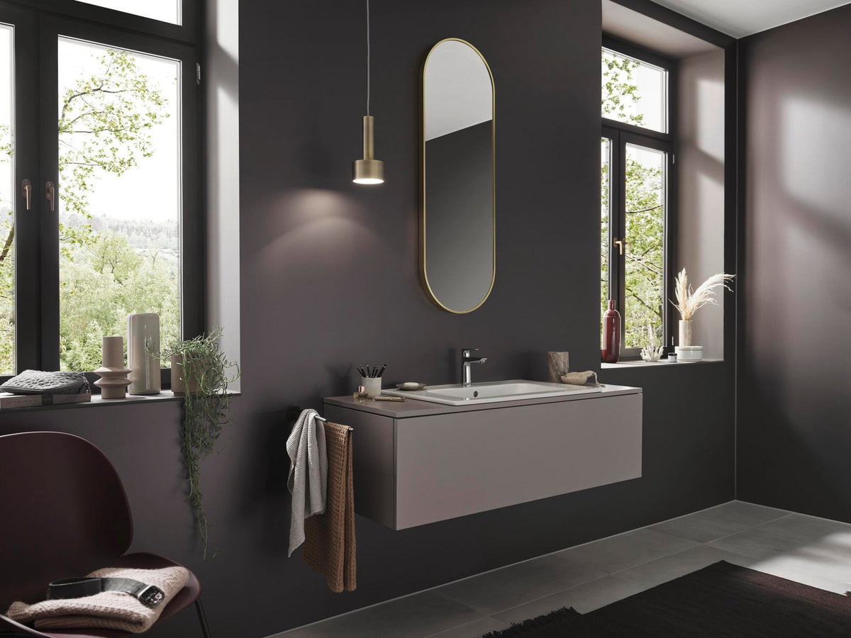 HANSGROHE Talis E Einhebel-Waschtischmischer 110 mit Ablaufgarnitur, chrom – ComfortZone, 5 l/min