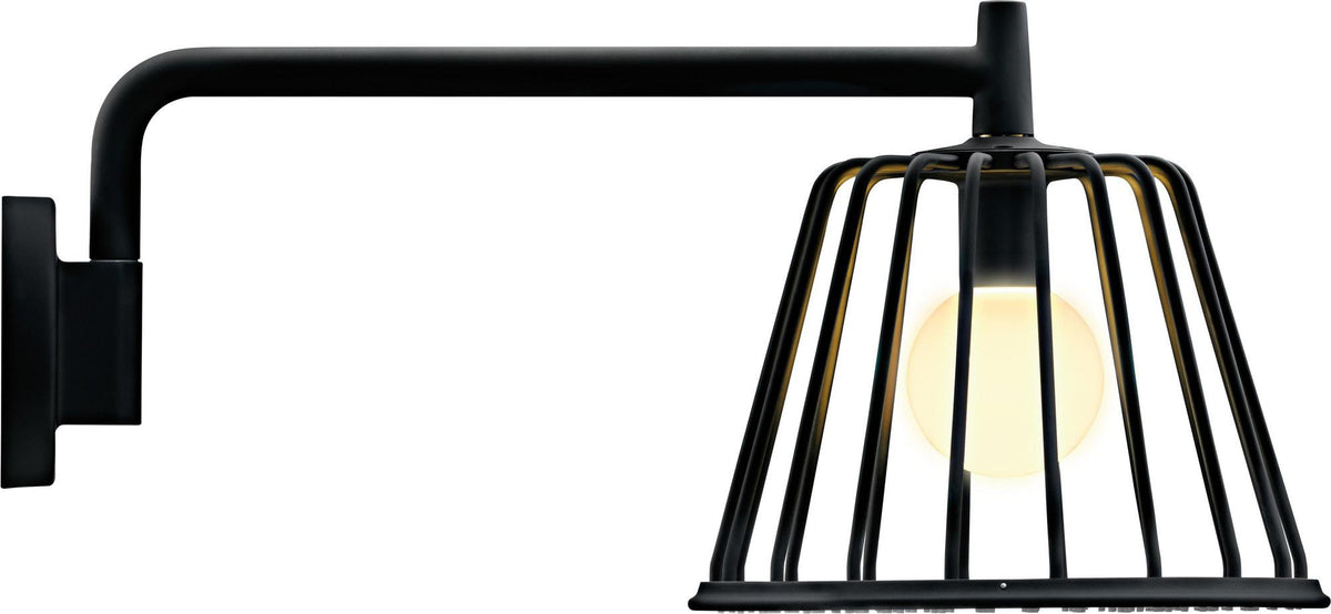 AXOR LampShower Nendo Kopfbrause 275 mm Chrom mit LED-Beleuchtung und Brausearm