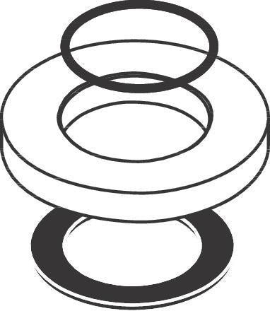 AXOR Montreux Rosette für Wannenarmatur/Brause AP – Ø 65 mm, Chrom