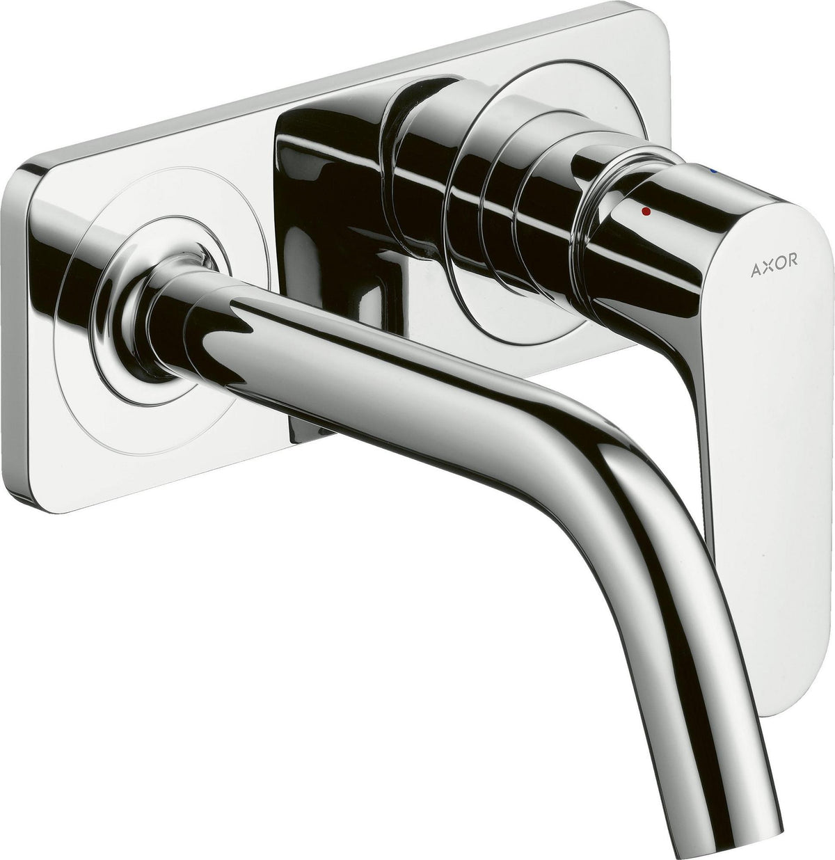 AXOR Citterio M Einhebel-Waschtischmischer Unterputz mit Platte, Chrom, 167 mm Auslauf