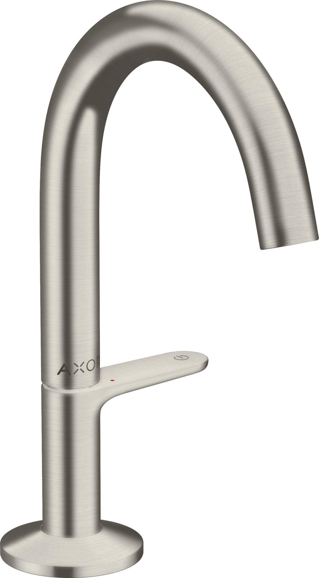 AXOR ONE Select 140 Waschtischmischer mit Push-Open Ablaufgarnitur in Chrom – Einhandhebelmischer