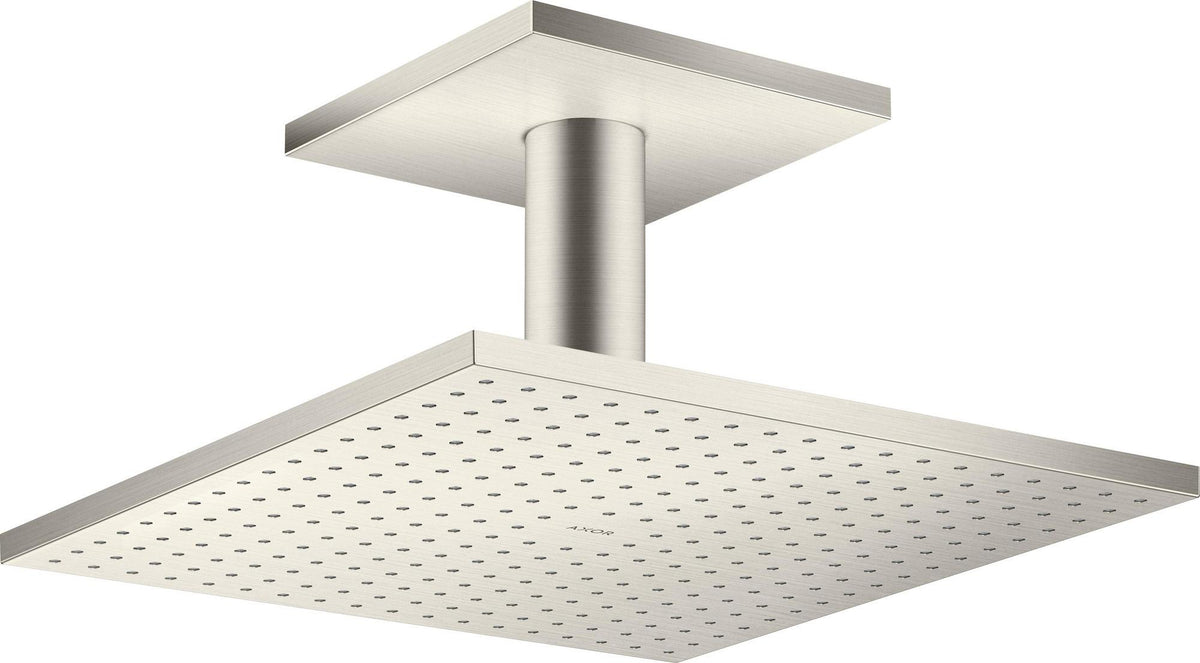 AXOR Kopfbrause 300 x 300 mm PowderRain Deckenmontage Chrom – 1Jet Strahlart