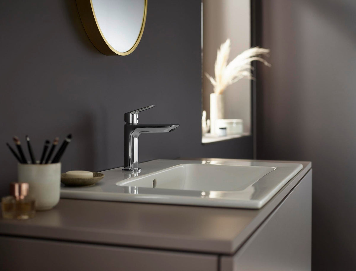 HANSGROHE HG Einhebel-Waschtischmischer 110 LOGIS mit Zugstangen-Ablaufgarnitur, chrom