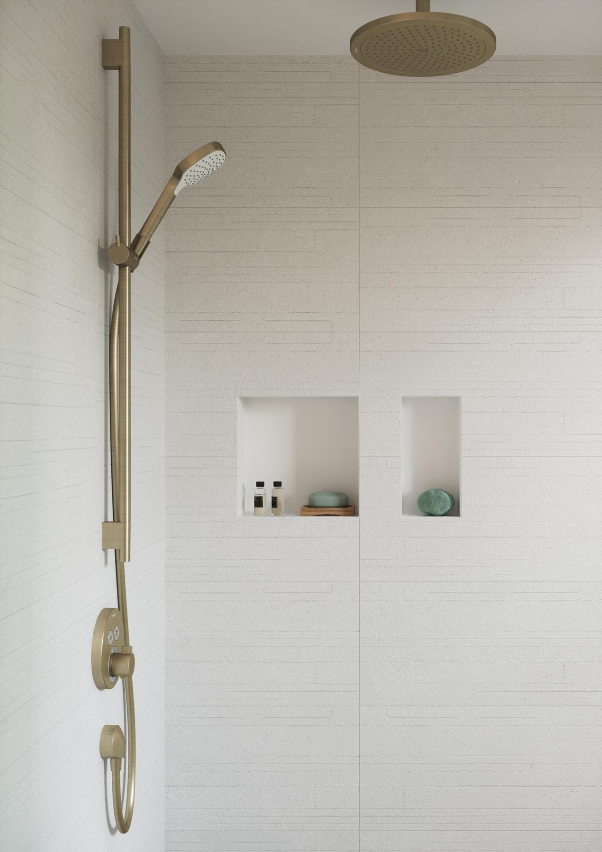 HANSGROHE XtraStoris Minimalistic Wandnische rahmenlos mattschwarz 300x150x100 mm