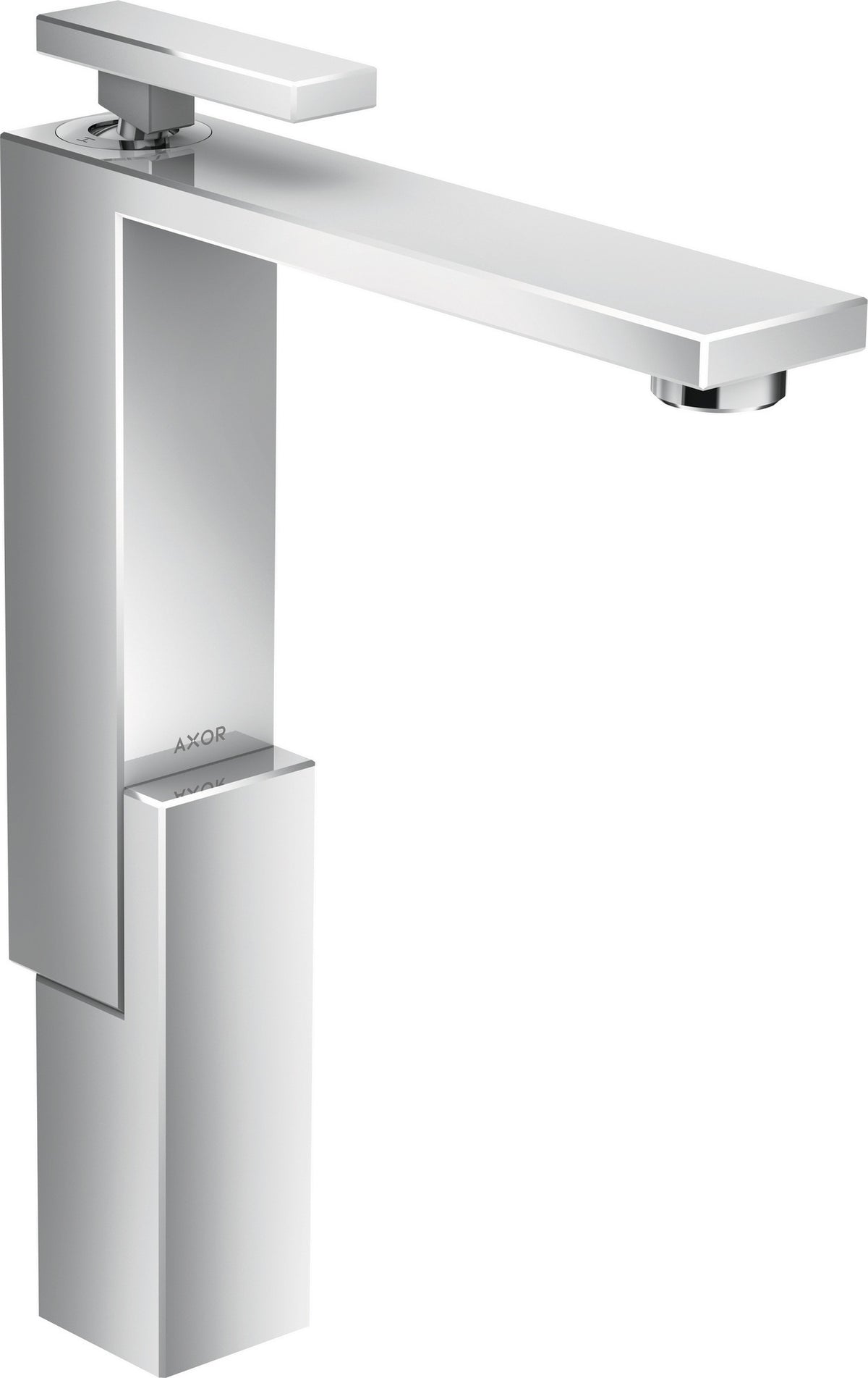 AXOR Edge Waschtischmischer 280 von Hansgrohe – Einhebelmischer mit ComfortZone und Push-Open Ablaufgarnitur in Chrom
