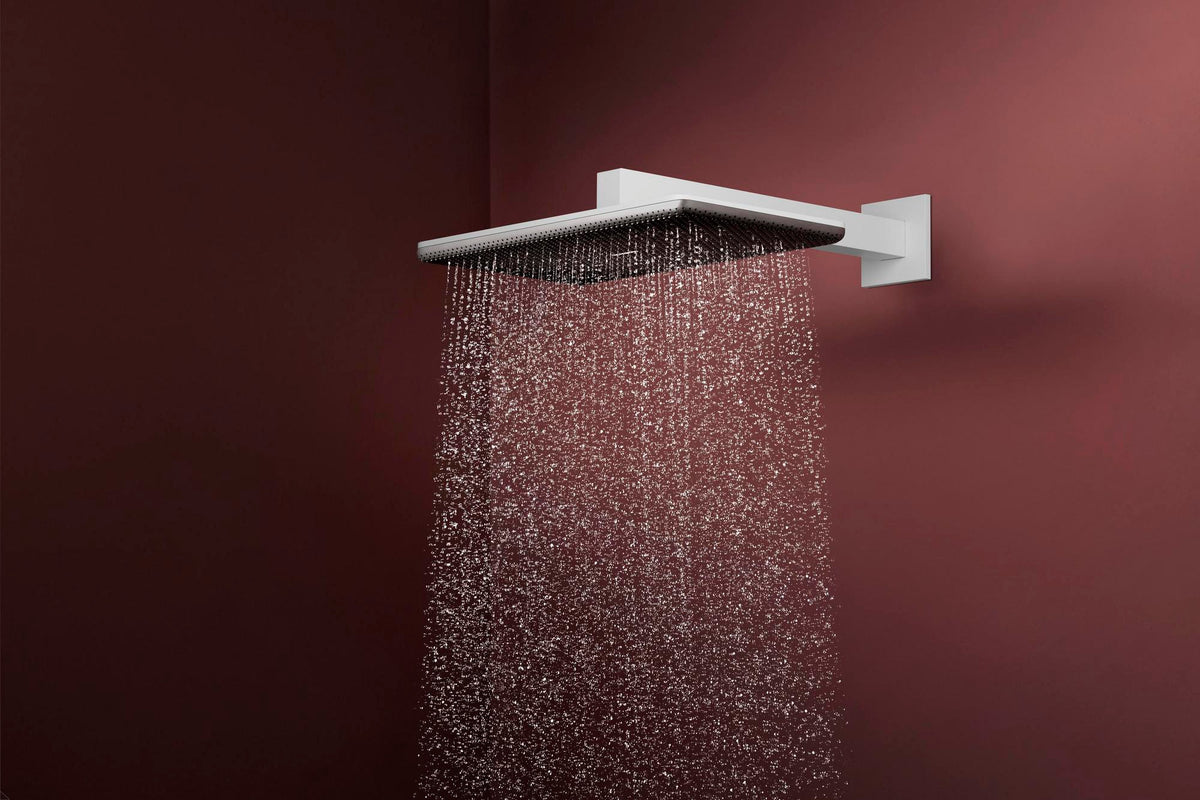 HANSGROHE Kopfbrause Raindance Alive Q 210/340 1jet – Rechteckig, RainAir & PowderRain, Schwarz