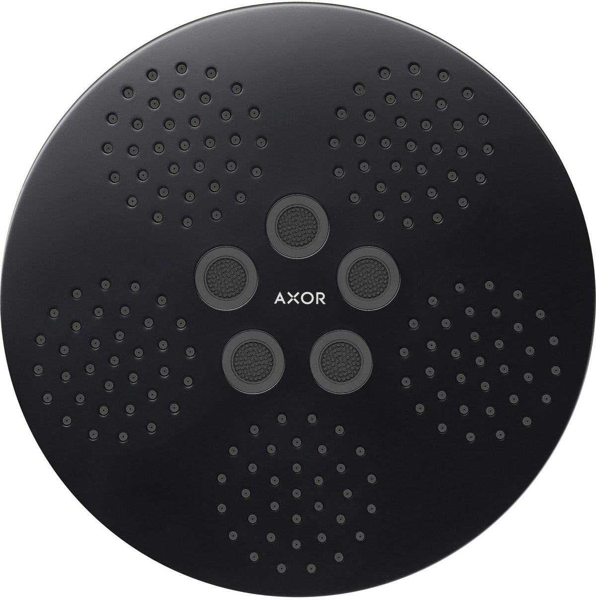 AXOR ONE 280 1jet Kopfbrause mit Deckenanschluss, Chrom, PowderRain & Rain