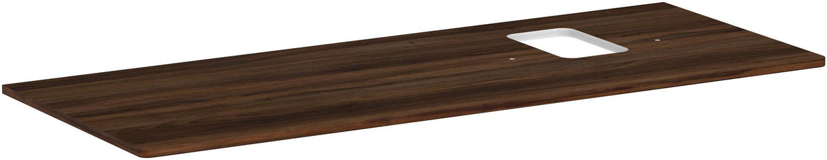 HANSGROHE Xelu Q Konsole 1360 mm, Ausschnitt rechts, Hahnloch, weiß hochglanz