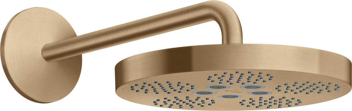 AXOR ONE 280 1jet Kopfbrause mit Brausearm, chrom – PowderRain & Rain, 280 mm, Antikalk