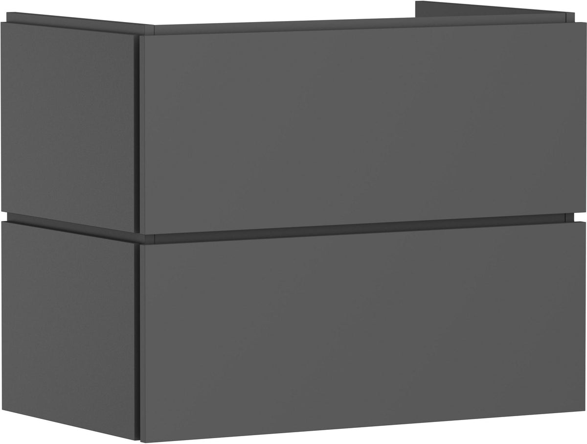 HANSGROHE Xilesa E Waschtischunterschrank 780 mm mit 2 Schubkästen und PushOpen – Wandmontage