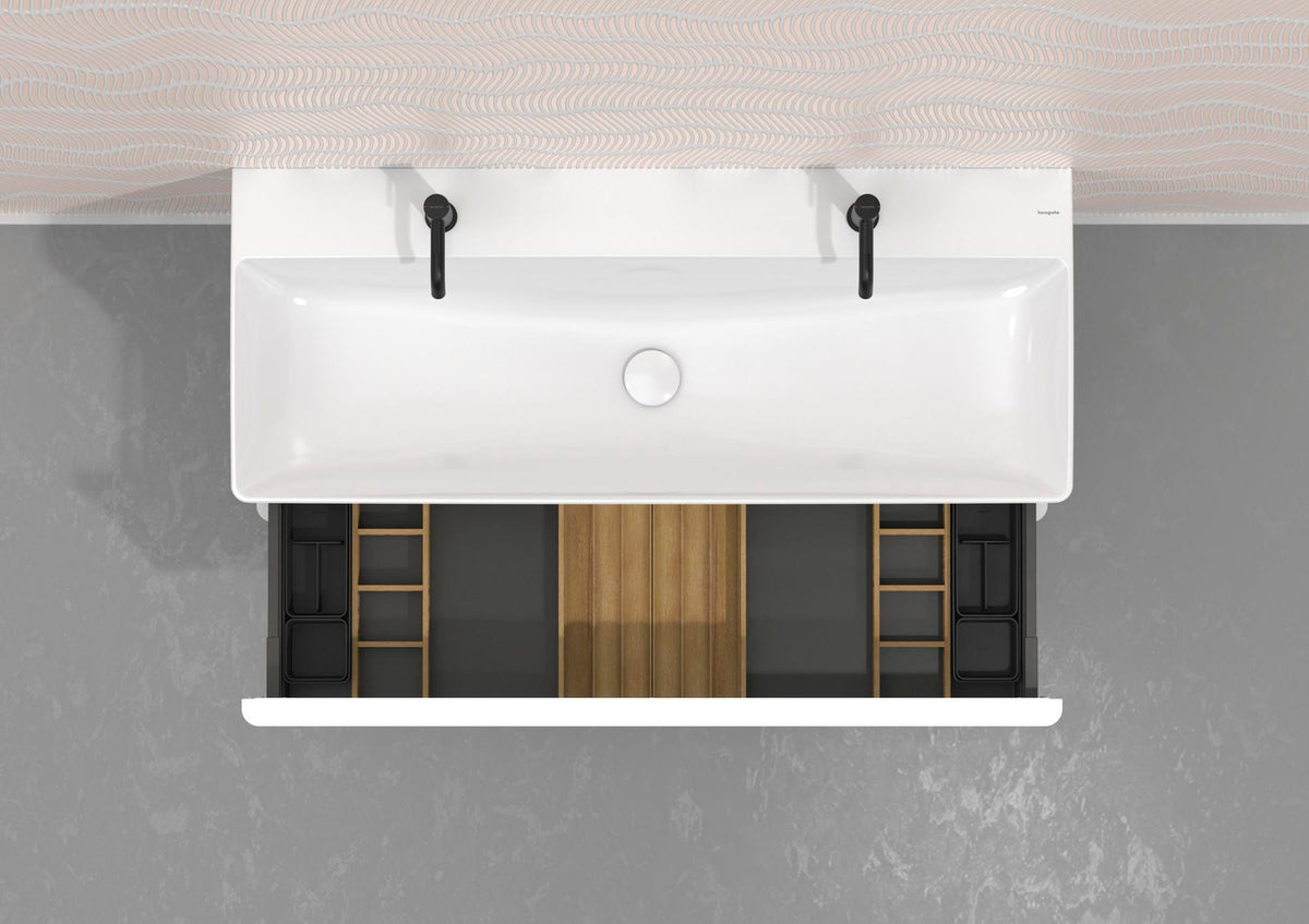HANSGROHE IntraStoris Schubkasteninneneinteilung Basis Set 100/345 mattschwarz für Xelu & Xevolos