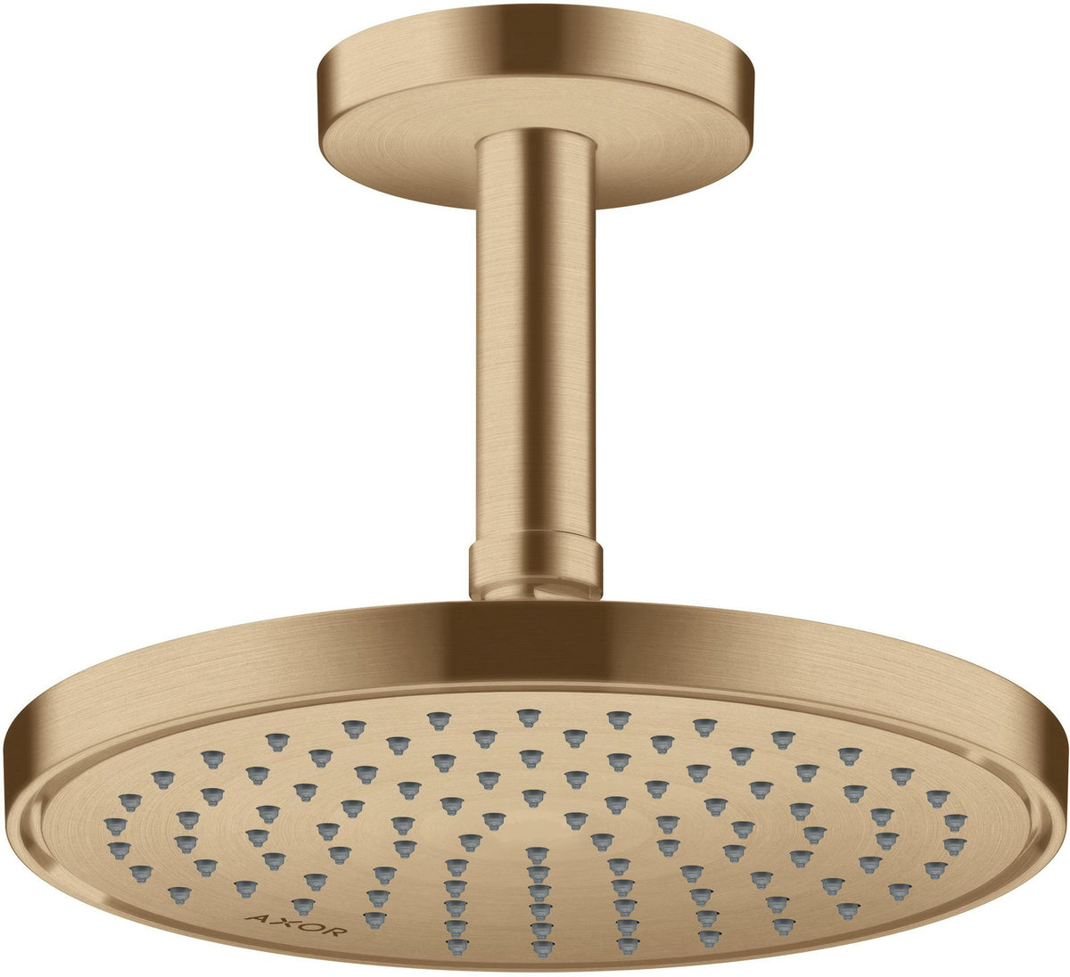 AXOR Kopfbrause 220 1jet EcoSmart Chrom – Rain-Duschkopf mit Antikalk, 220 mm, für Wand- und Deckenmontage