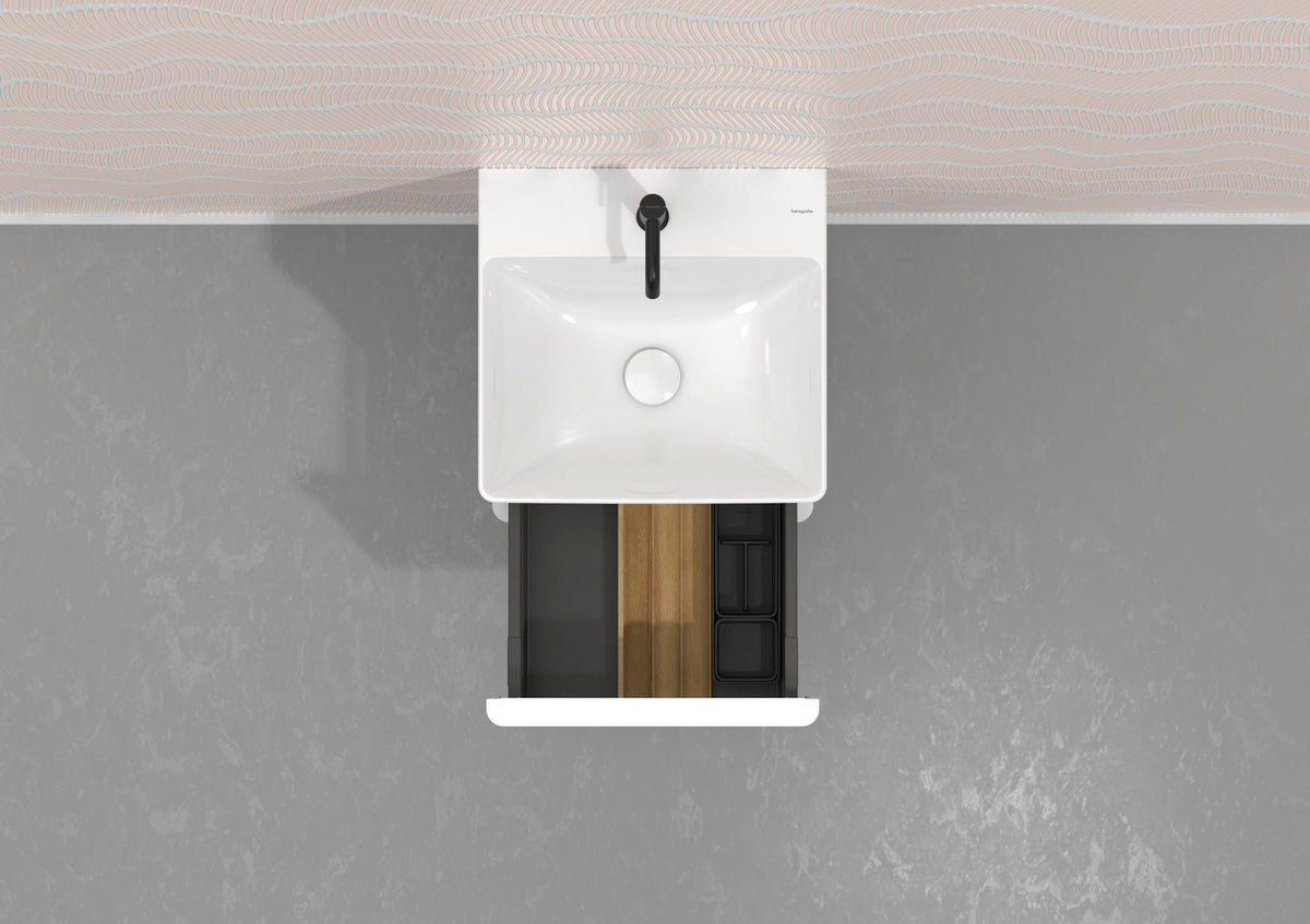 HANSGROHE IntraStoris Schubkasteninneneinteilung Basis Set 100/345 mattschwarz für Xelu & Xevolos