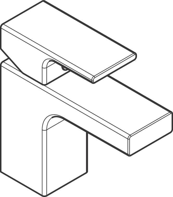 HANSGROHE Vernis Shape 70 Einhebel-Waschtischmischer mit Push-Open Ablaufgarnitur, chrom