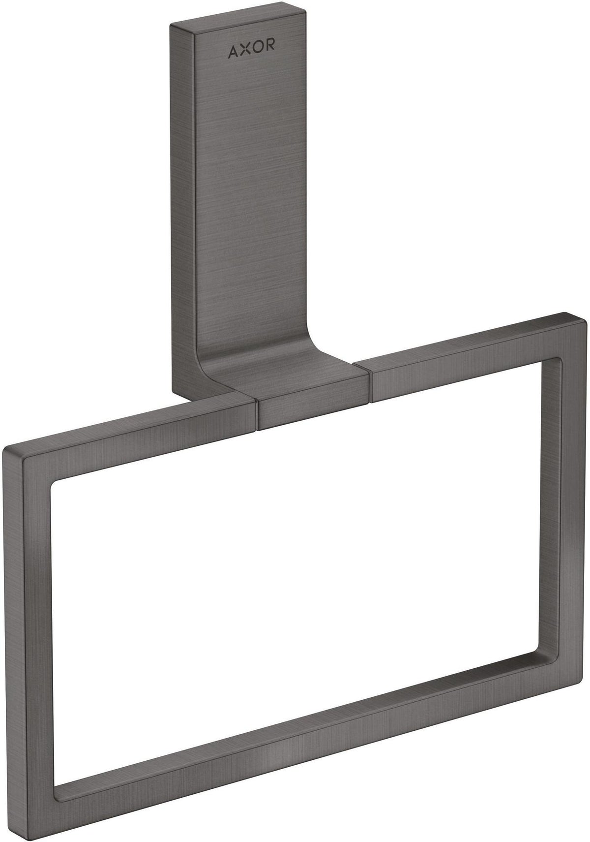 AXOR Universal Handtuchring in polished gold optic – schwenkbar, Wandmontage, verdeckte Befestigung
