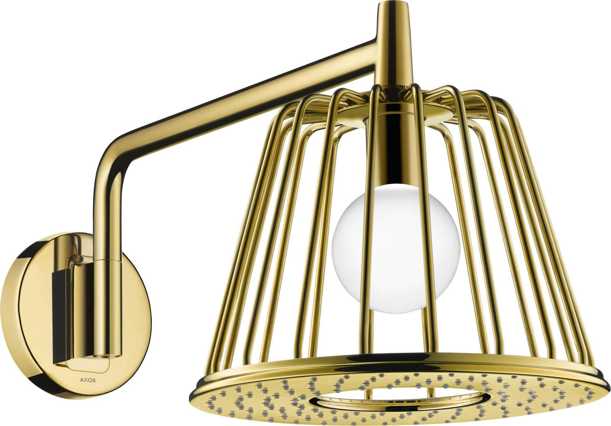 AXOR LampShower Nendo Kopfbrause 275 mm Chrom mit LED-Beleuchtung und Brausearm