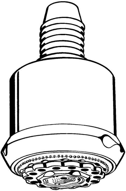 HANSGROHE Kopfbrause CLUBMASTER 3jet DN 15 chrom – 3 Strahlarten, verstellbarer Kopf