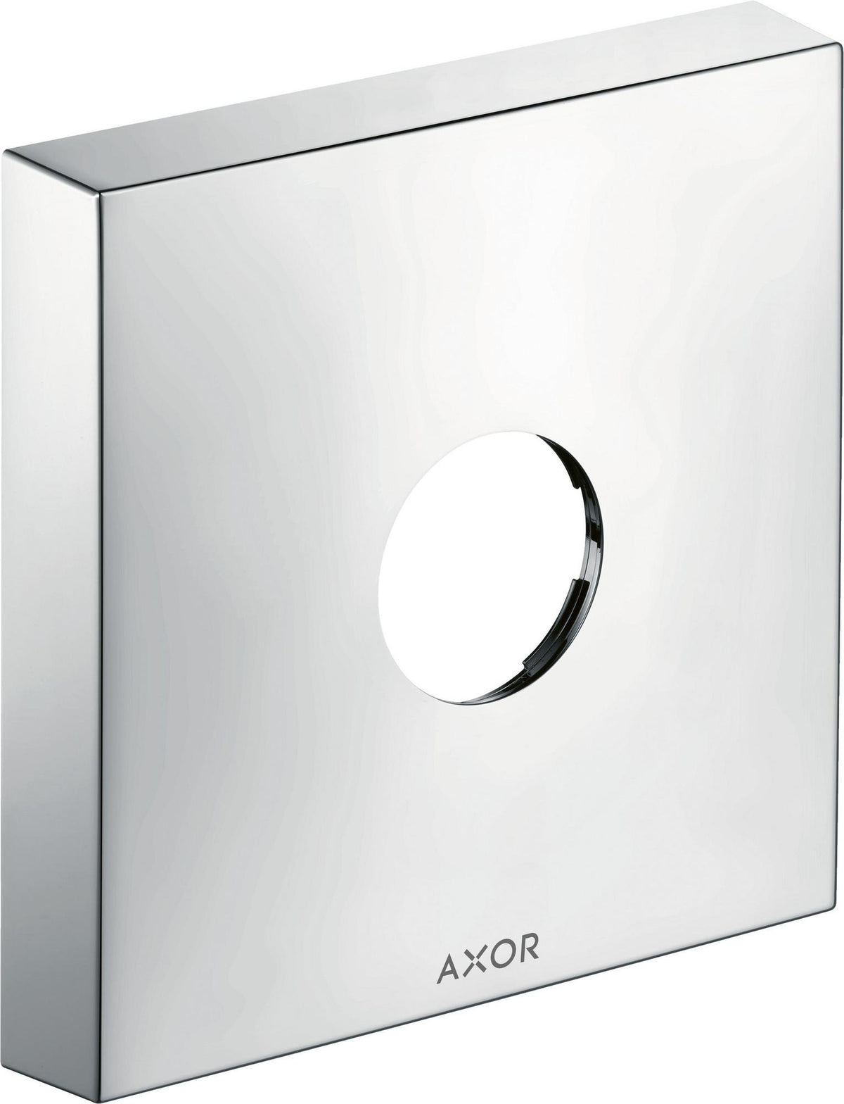 Hansgrohe AXOR Verlängerungsrosette eckig 1-Loch Chrom – 170 mm, für geringe Einbautiefe