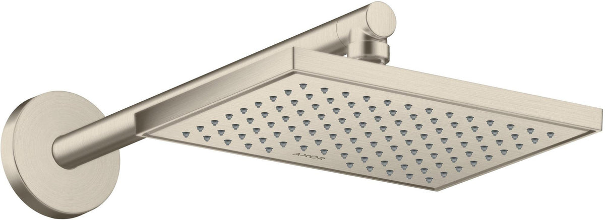 AXOR ShowerSolutions Brausearm 390 mm Chrom – Wandmontage mit Rosette