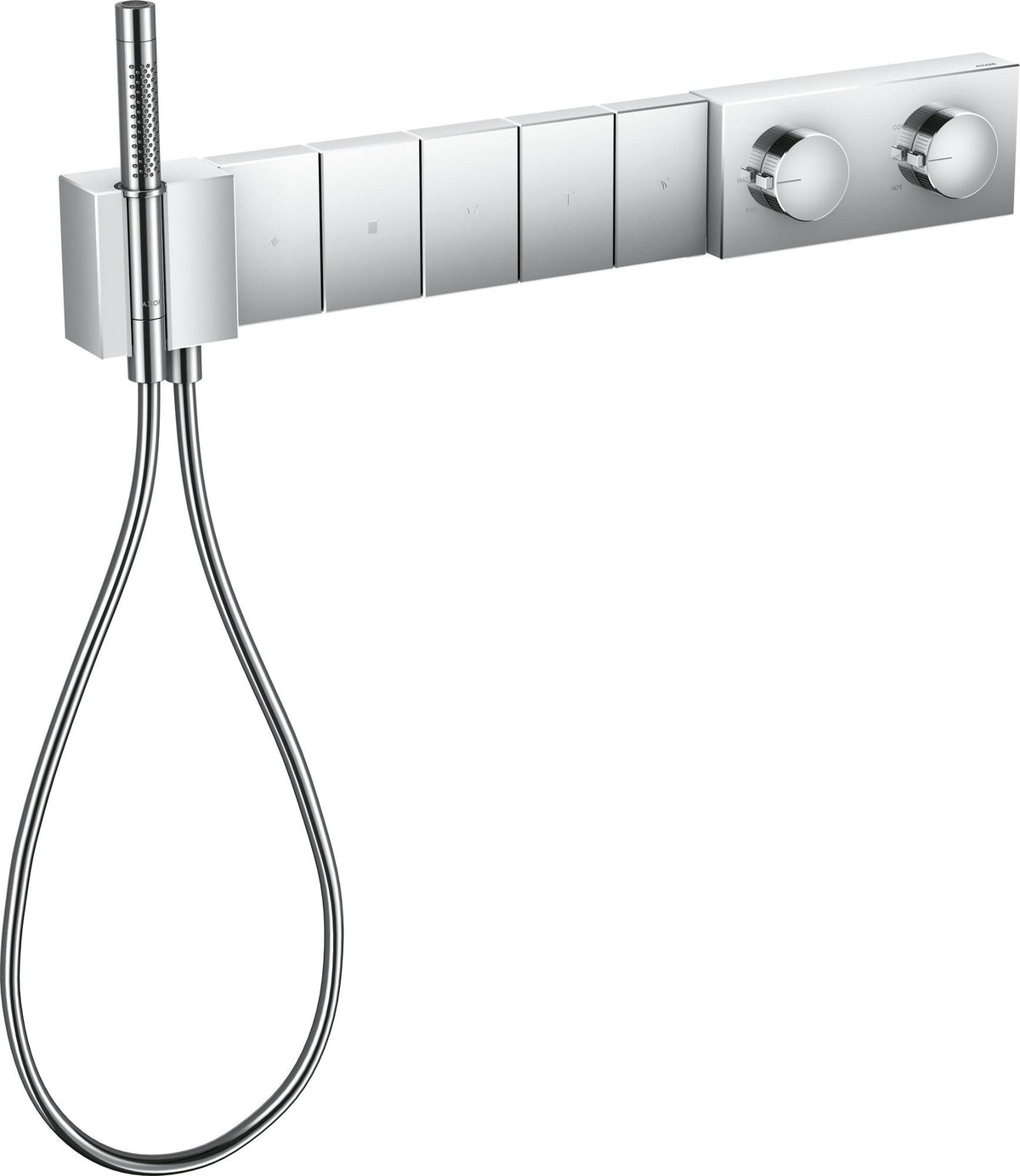 AXOR Edge Thermostatmodul Unterputz Select Fertigset 5 Verbraucher Chrom – Hansgrohe