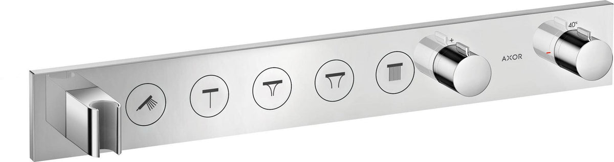 AXOR ShowerSolutions Select Thermostatmodul 670/90 für 5 Verbraucher – Chrom