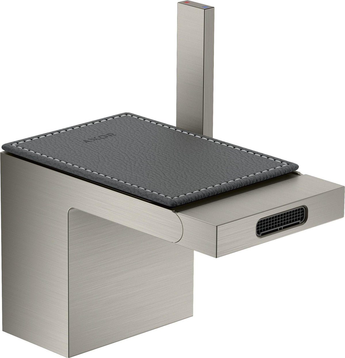 AXOR MYEDITION Einhebel-Bidetmischer ohne Platte polished gold optic mit Push-Open Ablaufgarnitur