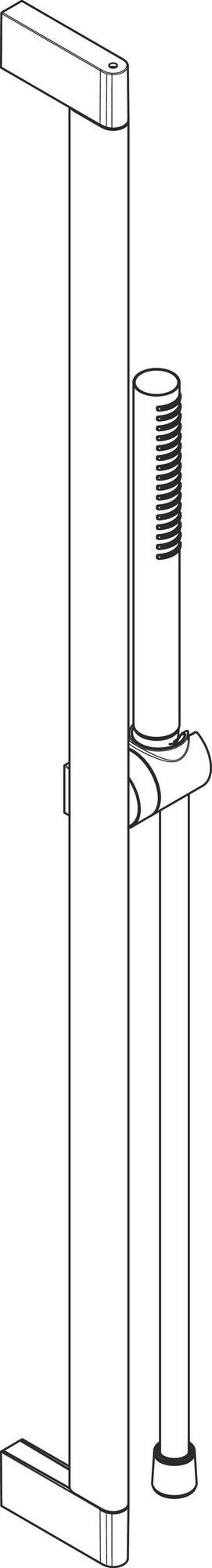 HANSGROHE Pulsify S Brauseset 1 Jet mit 900 mm Brausestange und EcoSmart Chrom