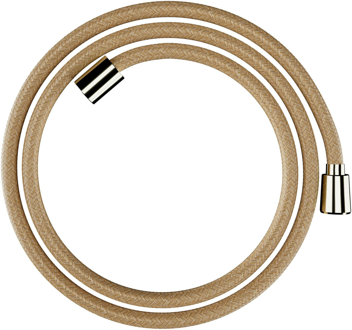 Hansgrohe Designflex Textilbrauseschlauch 160 cm Chrom – Recycled PET, Knickgeschützt, Drehwirbel