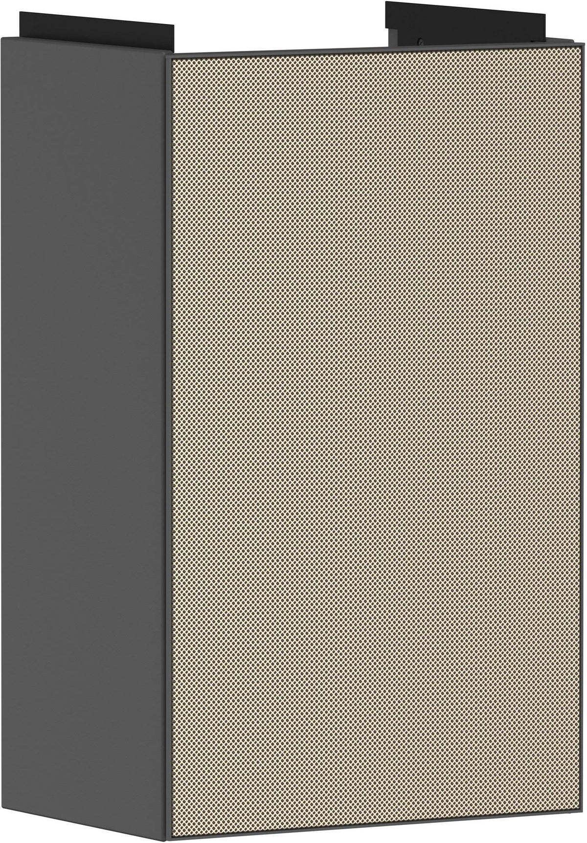 HANSGROHE Xevolos E Waschtischunterschrank 340 mm, Anschlag rechts, schiefergrau matt – grifflos mit PushOpen