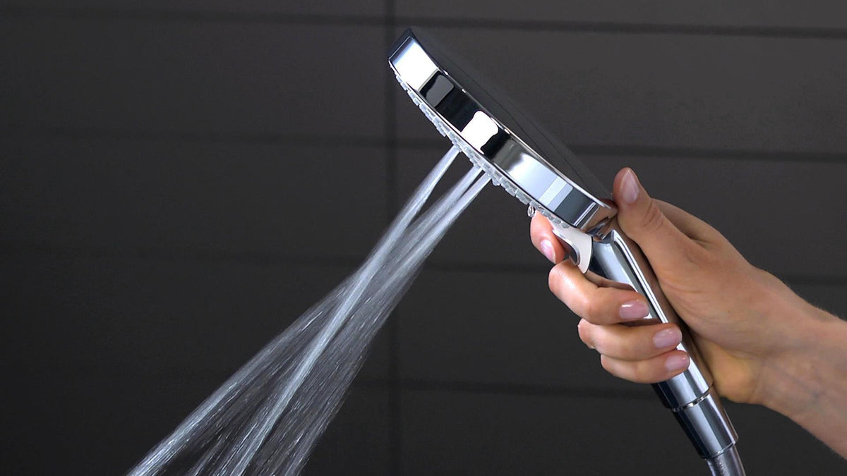 Hansgrohe Raindance Select S 120 3jet Handbrause EcoSmart Chrom – 3 Strahlarten & QuickClean