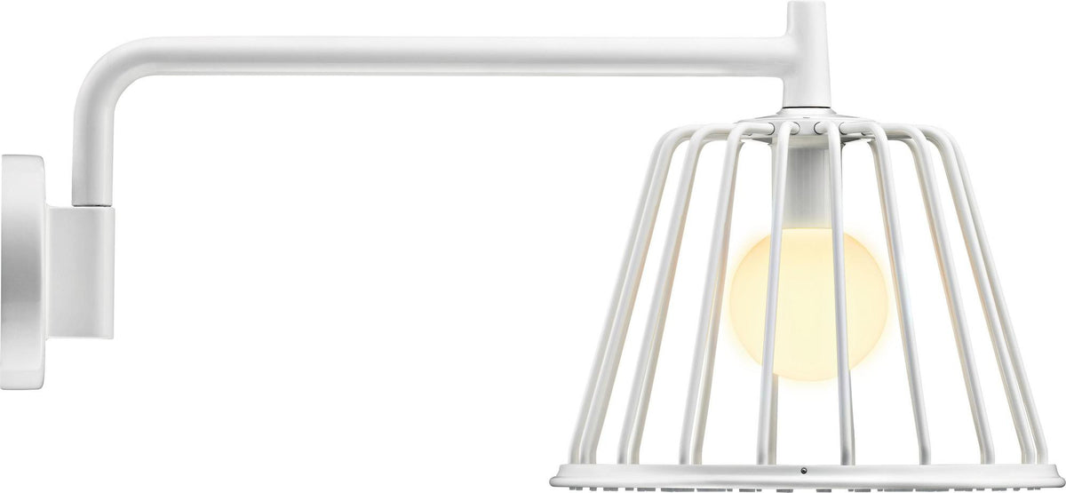 AXOR LampShower Nendo Kopfbrause 275 mm Chrom mit LED-Beleuchtung und Brausearm