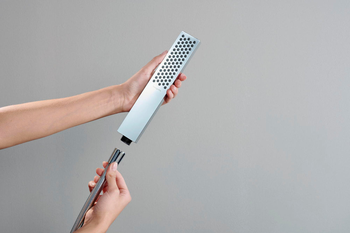 HANSGROHE Pulsify E 1jet Stabhandbrause EcoSmart Chrom – PowderRain & QuickClean