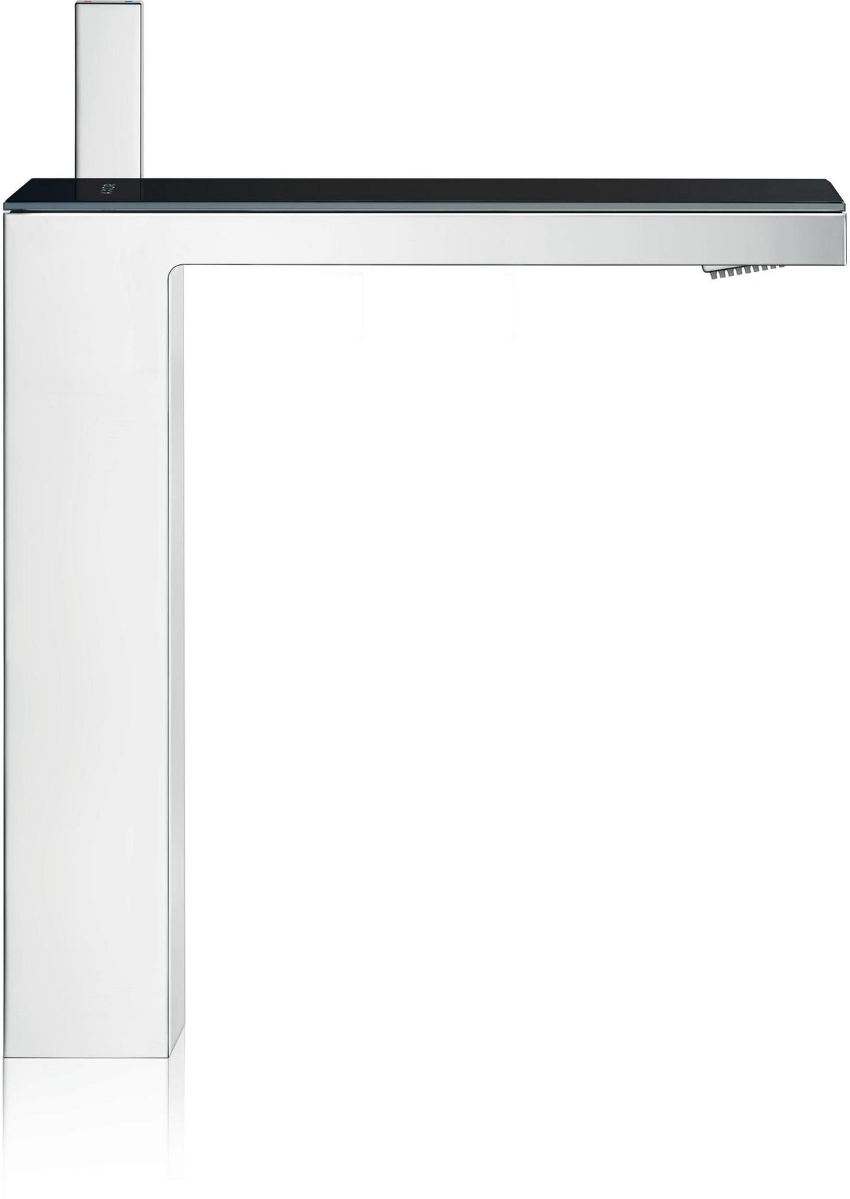 AXOR MyEdition Waschtischmischer 230 mit Push-Open Ablaufgarnitur, chrom, Sicherheitsglas