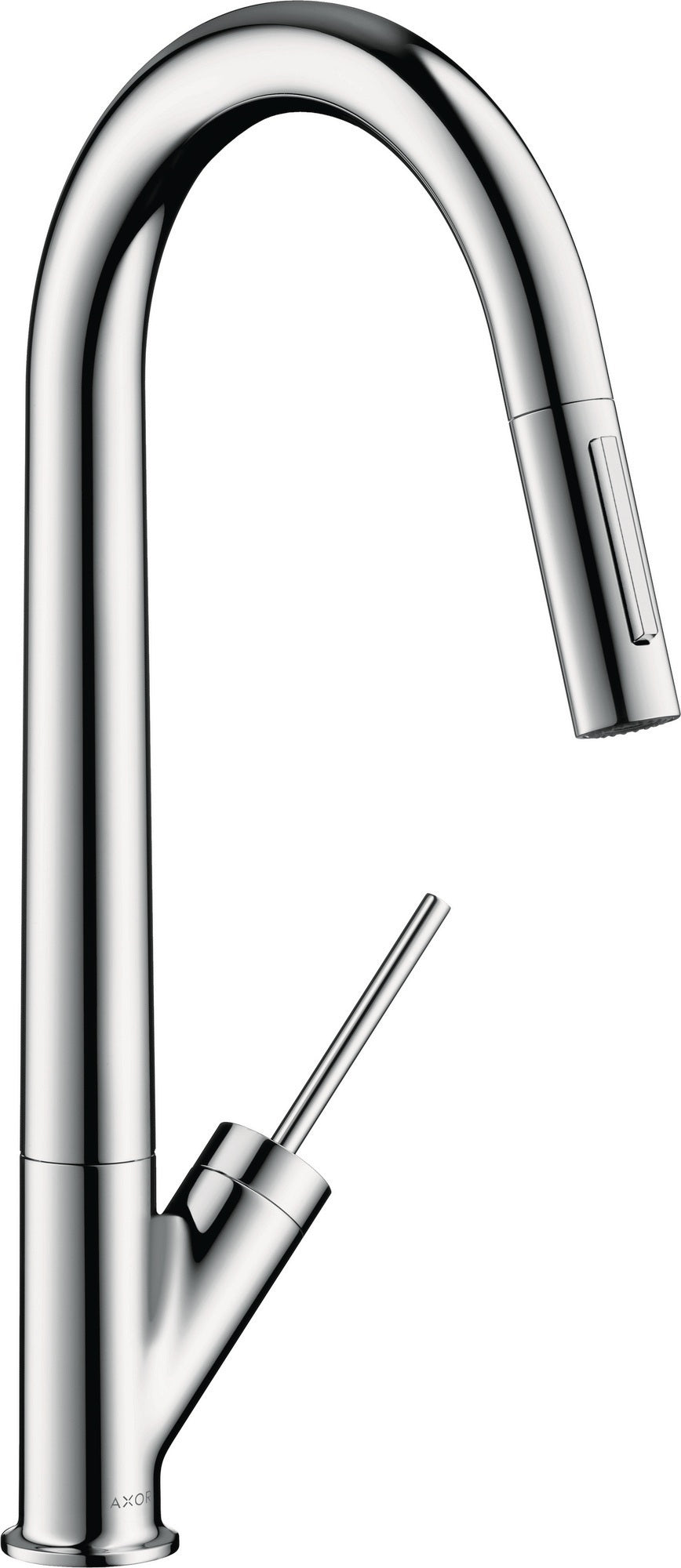 AXOR STARCK Einhebel-Küchenarmatur mit Ausziehbrause, ComfortZone 270, chrom