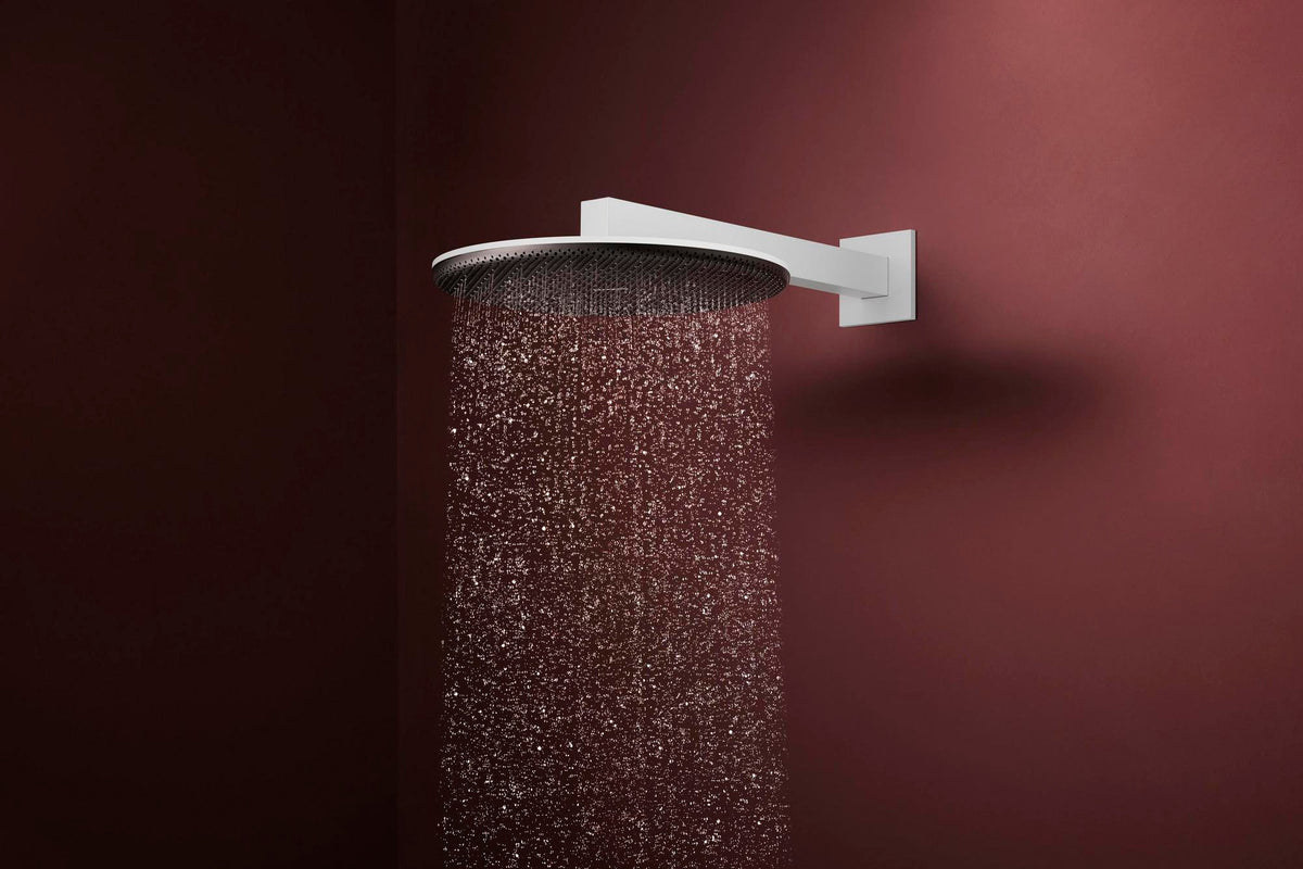 Hansgrohe Raindance Alive S 300 2jet EcoSmart Kopfbrause mit Brausearm – 300 mm, schwarz